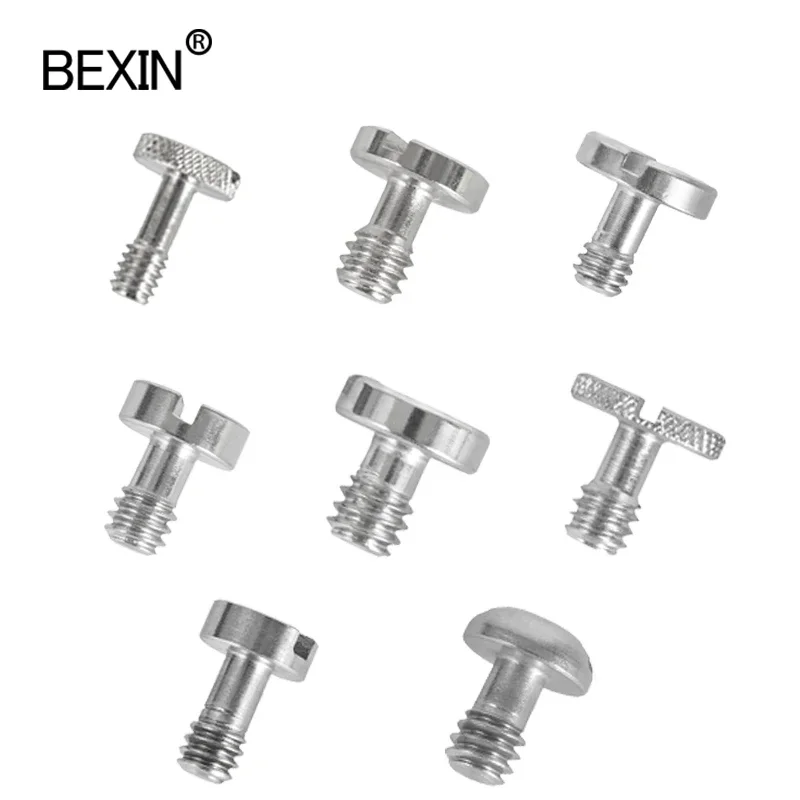 BEXIN ringless 1/4 screw is made of iron or stainless steel for Quick release plate DSLRS camera photography tripod