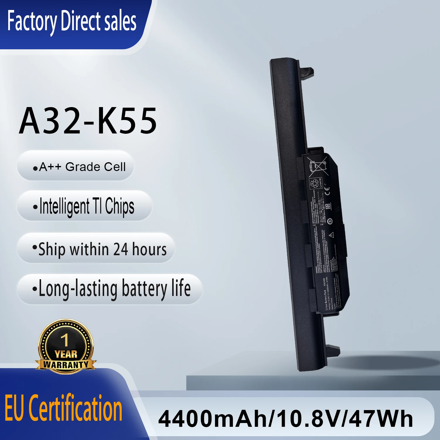A32-K55 Laptop Batt…