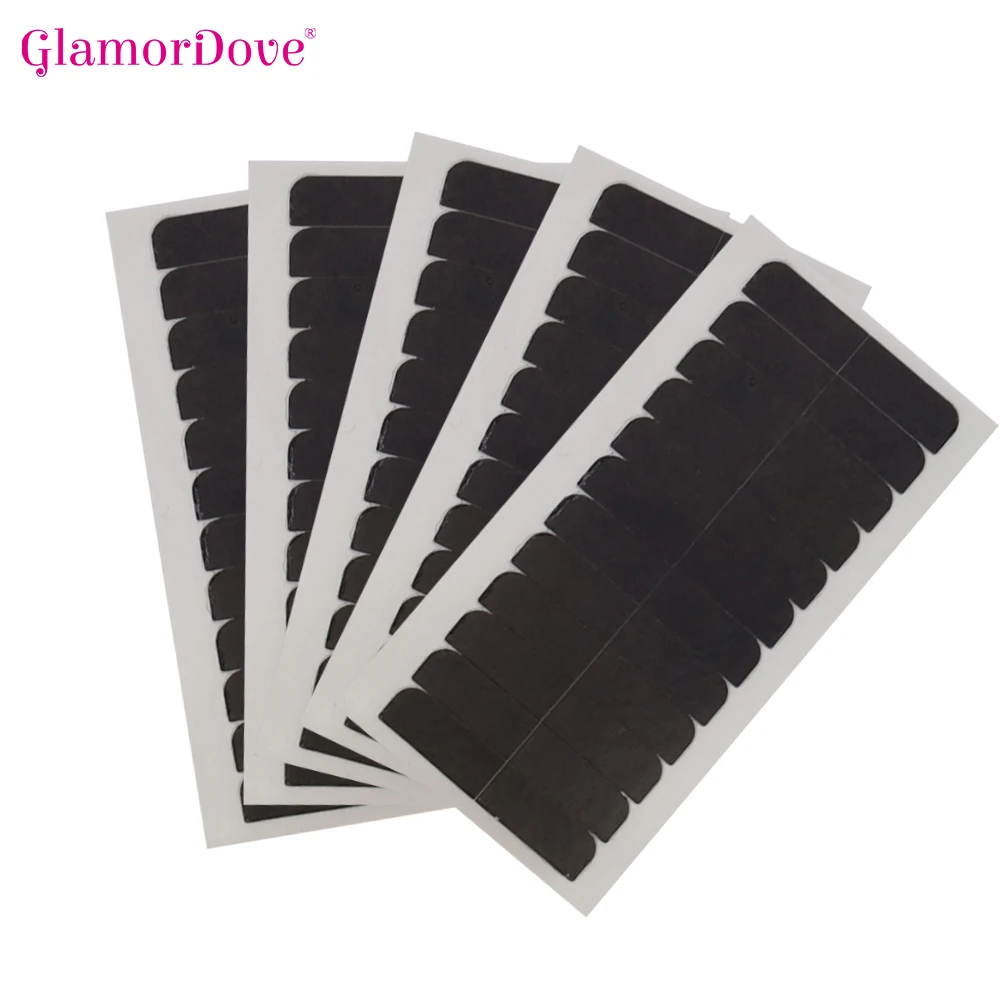 Hair Extension Tape Tabs Adhesive Replacement Tape for Tape in Hair Extensions With Glue Removal Scraper Set