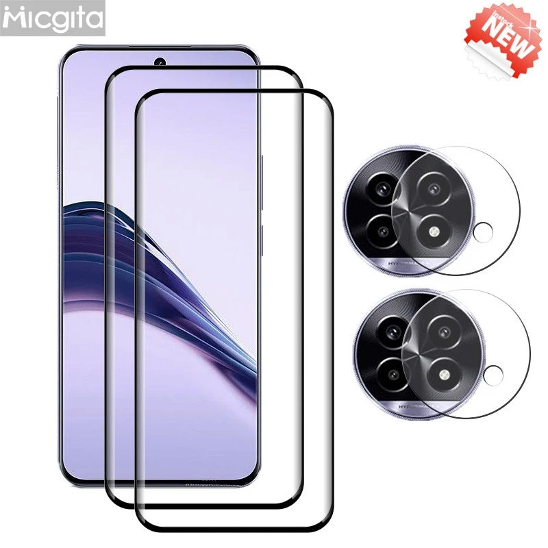 2+2 For Realme 13 Pro Plus Screen Protector For Realme 13 Pro Tempered Glass and Soft Fiber Camera film