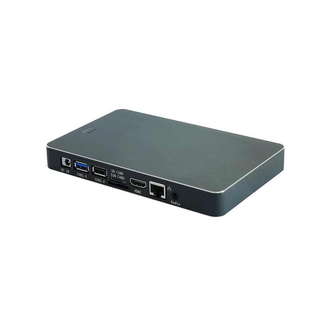 Android Mini PC Rockchip RK3399 Dual A72 Quad A53 Big Little Cores Supports 4K 60Hz Gigabit LAN 4G Module Expansion 12V Power