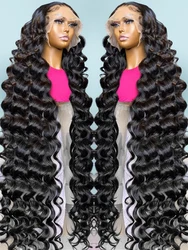 30 40 Inch Loose Deep Wave 13x6 HD Lace Frontal Human Hair Wig Brazilian 13x4 Curly Human Hair Lace Front Wigs Pre Plucked 250%