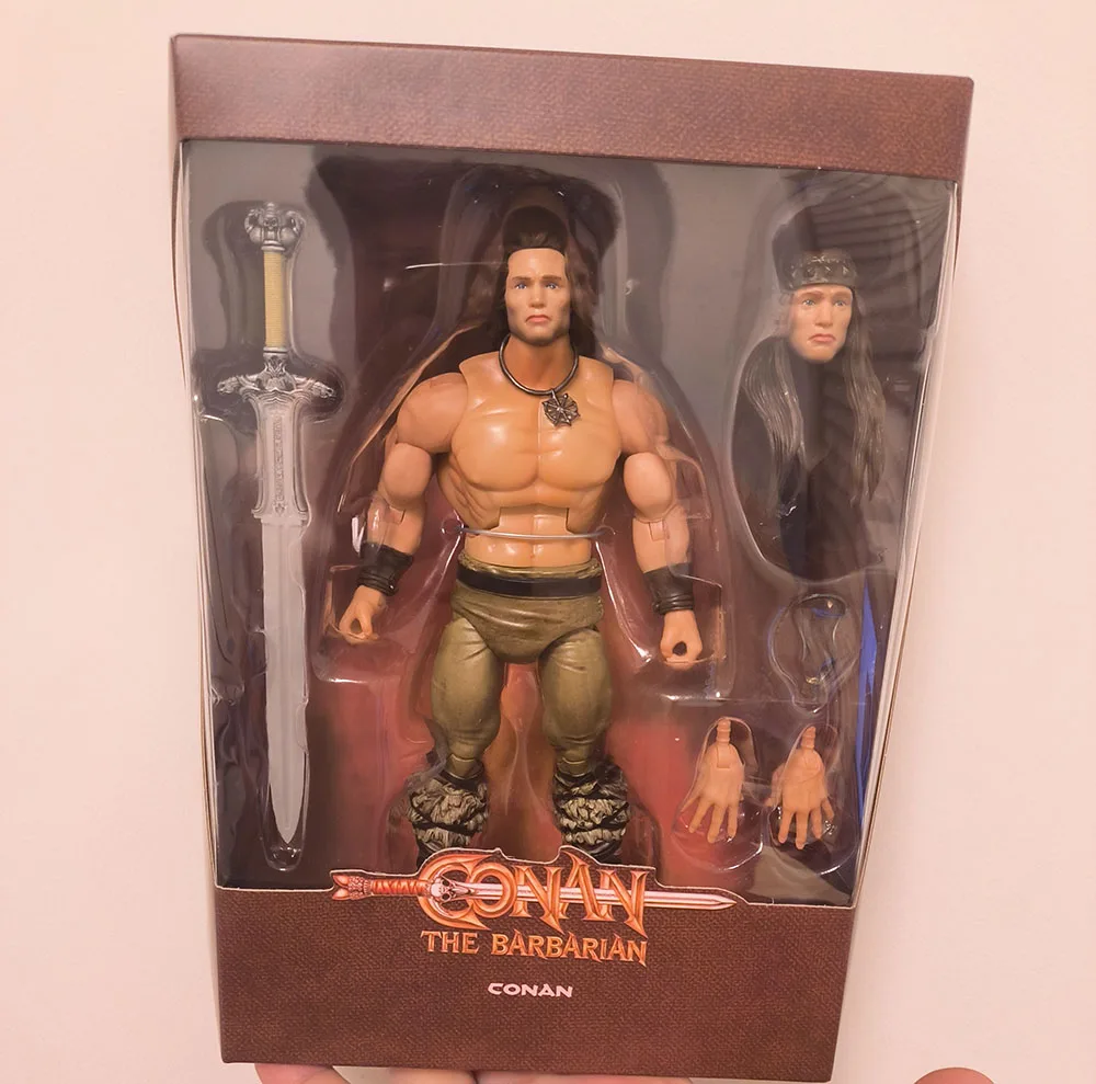 

1/12th Super7 Toys Model Man Tough Guy Conanss with 2 Head Action Figure Toys Model Gift For Fans Collect