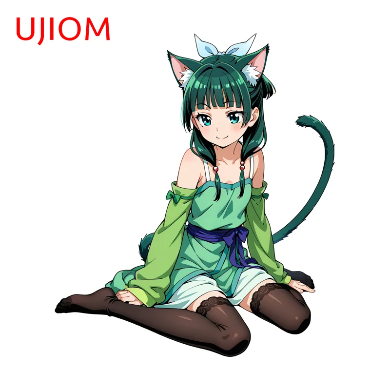 UJIOM Maomao Kneel Sitting Picture Wall Sticker Fashionable Enchanting Hot Selling Vinyl Decal Room Decoration Accessories