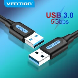 Vention USB 3.0 Type A USB 3.0 2.0 Extender Cable USB Male to Male Extension Cord for TV Box PC Mouse USB A to USB A Data Cables