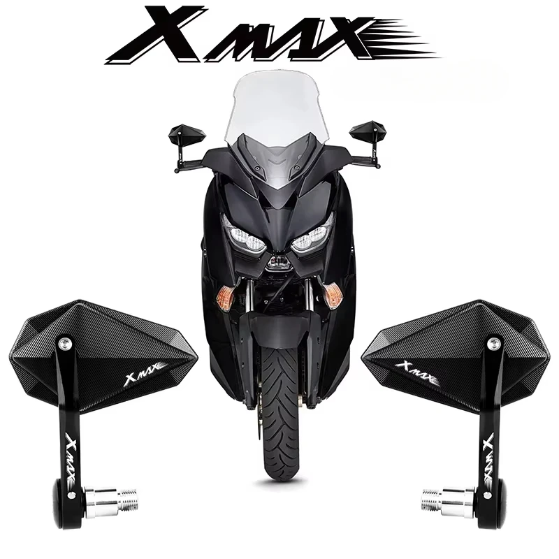

For XMAX300 Motorcycle Rearview Mirror for Yamaha XMAX300 xmax 300 Reflector CNC Anti-shake Handle Mirror Rearview Mirror