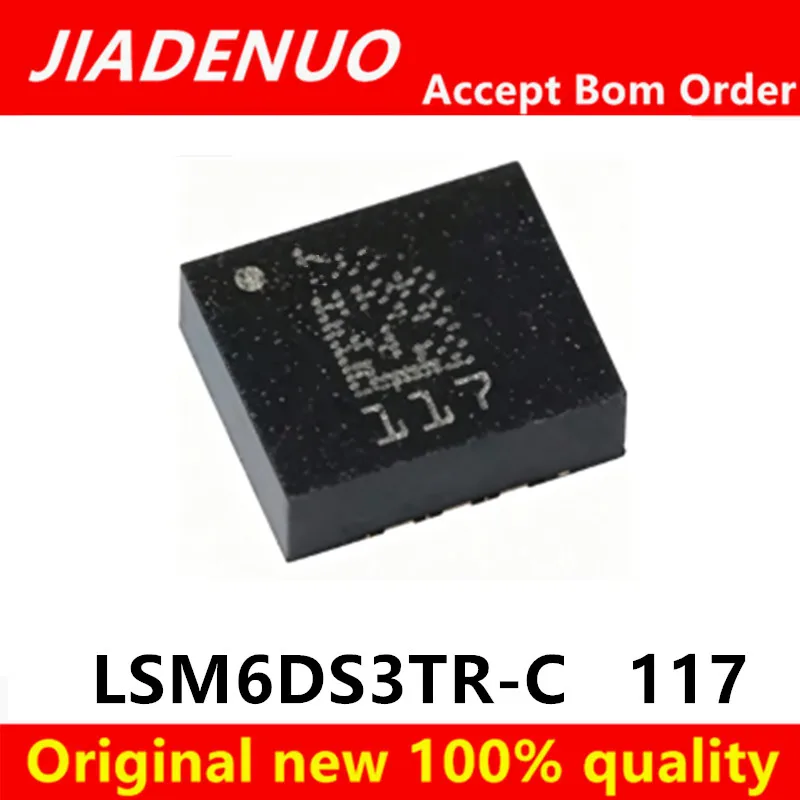 (2-5piece)100% New LSM6DS3TR‑C LSM6DS3TR LSM6DS3 LGA‑14 Six‑Axis MEMS Motion Sensor IC Chip