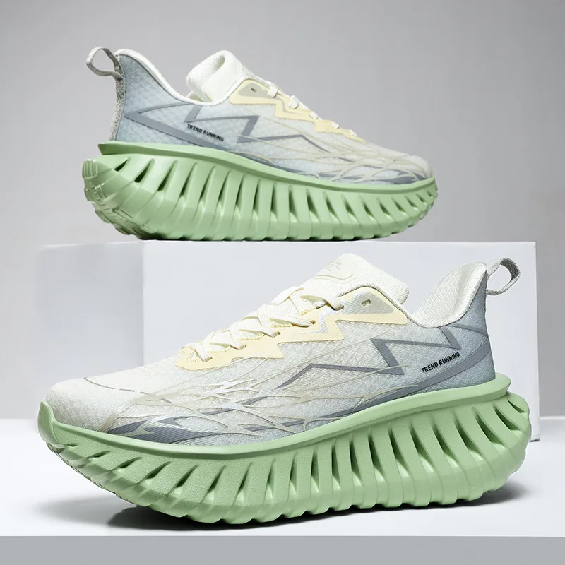 

Высококачественные мужские кроссовки для бега с амортизацией, для тренировок на открытом воздухе, дышащие, удобные, для ходьбы и тренировок