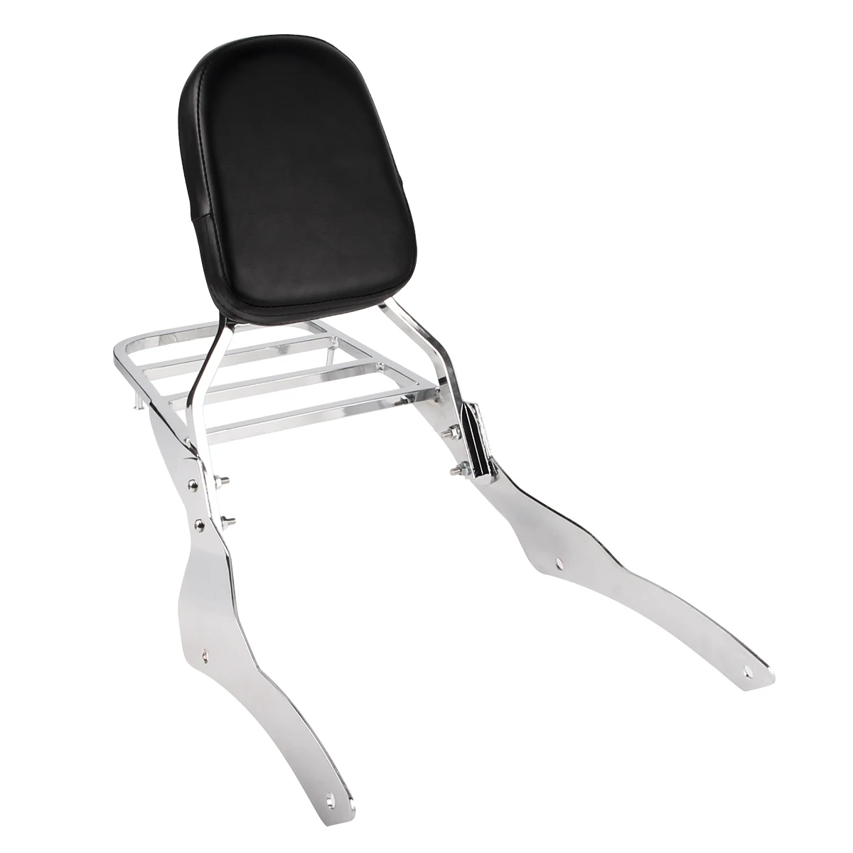 

Backrest Sissy Bar+ Luggage Rack For Yamaha Vstar 400 650 Classic 1998-2014 for Dragstar 400 650 Classic 1998-2014