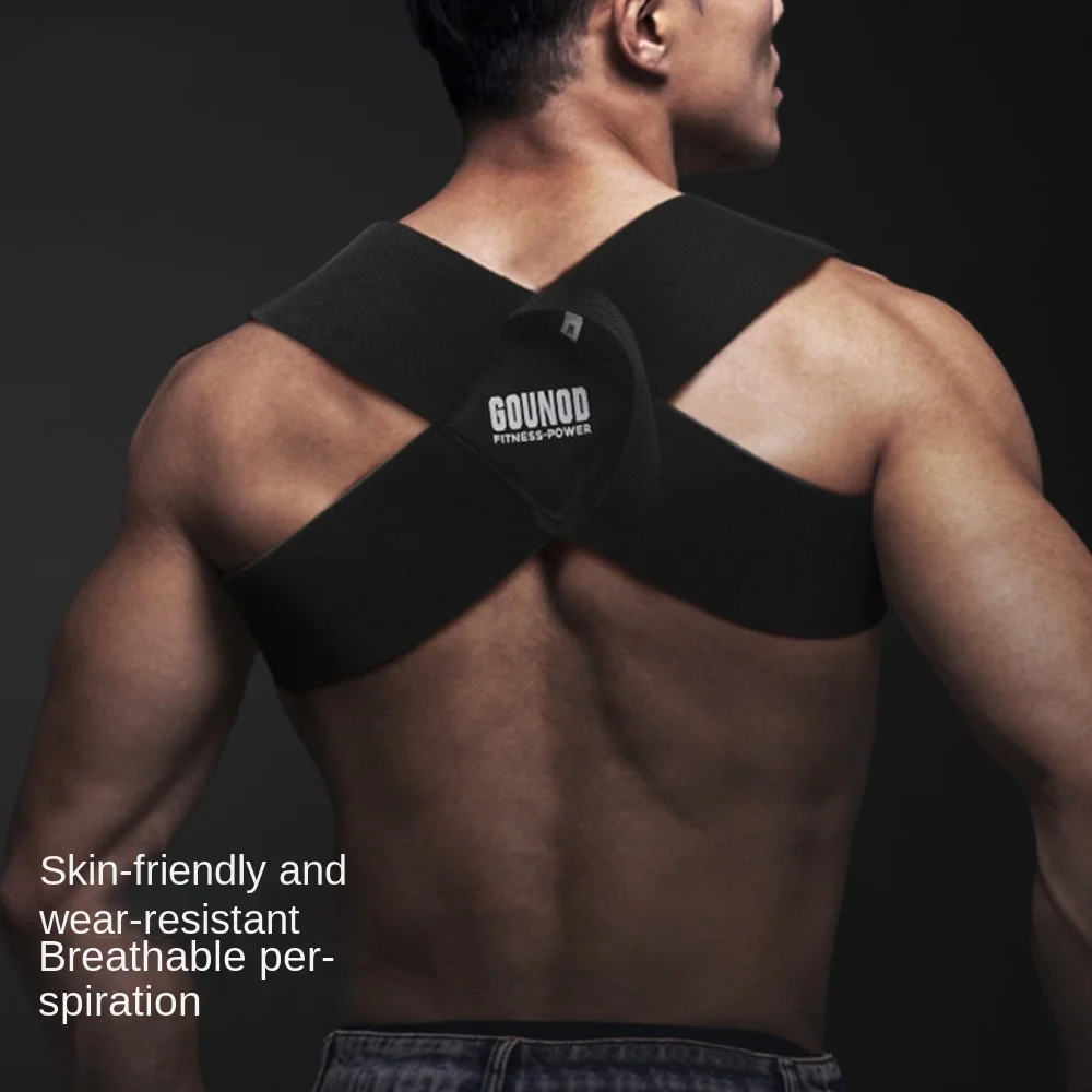 

Adjustable Fitness Heavy Shoulder Strap Invisibility Open Shoulder Shoulder Training Belt Breathable Anti-camel