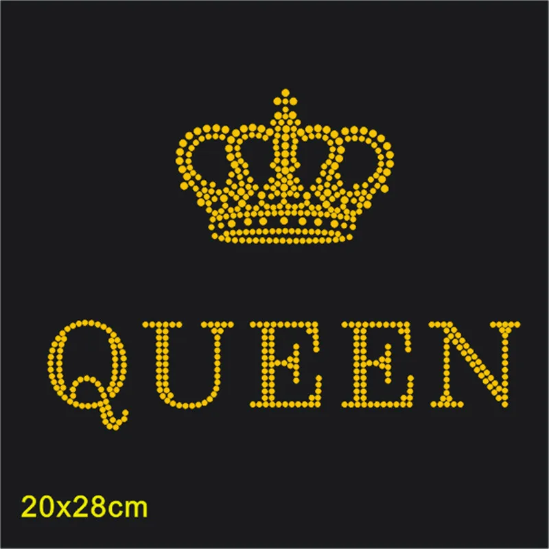 Rhinestones Heat Transfers Custom Letter Patches Motif Rhinestones Sticker For T-Shirt 10Pcs Diy Handmade Thermal Stickers
