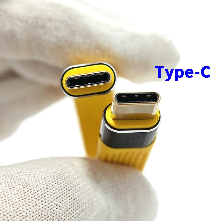 USB Data Cable with PD Fast Charging, Type-C Mobile Phone Data Cable For Laptop Hard Drive USB Flex Cable 65W 10Gbps 12cm