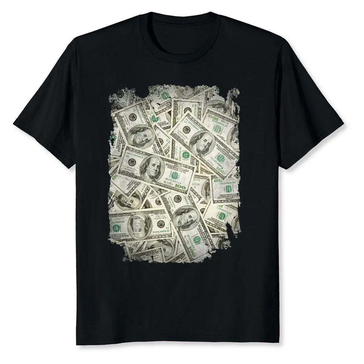 

NEW LIMITED Cool 100 dollar bills, Funny Money Design Great Gift T-Shirt S-3XL