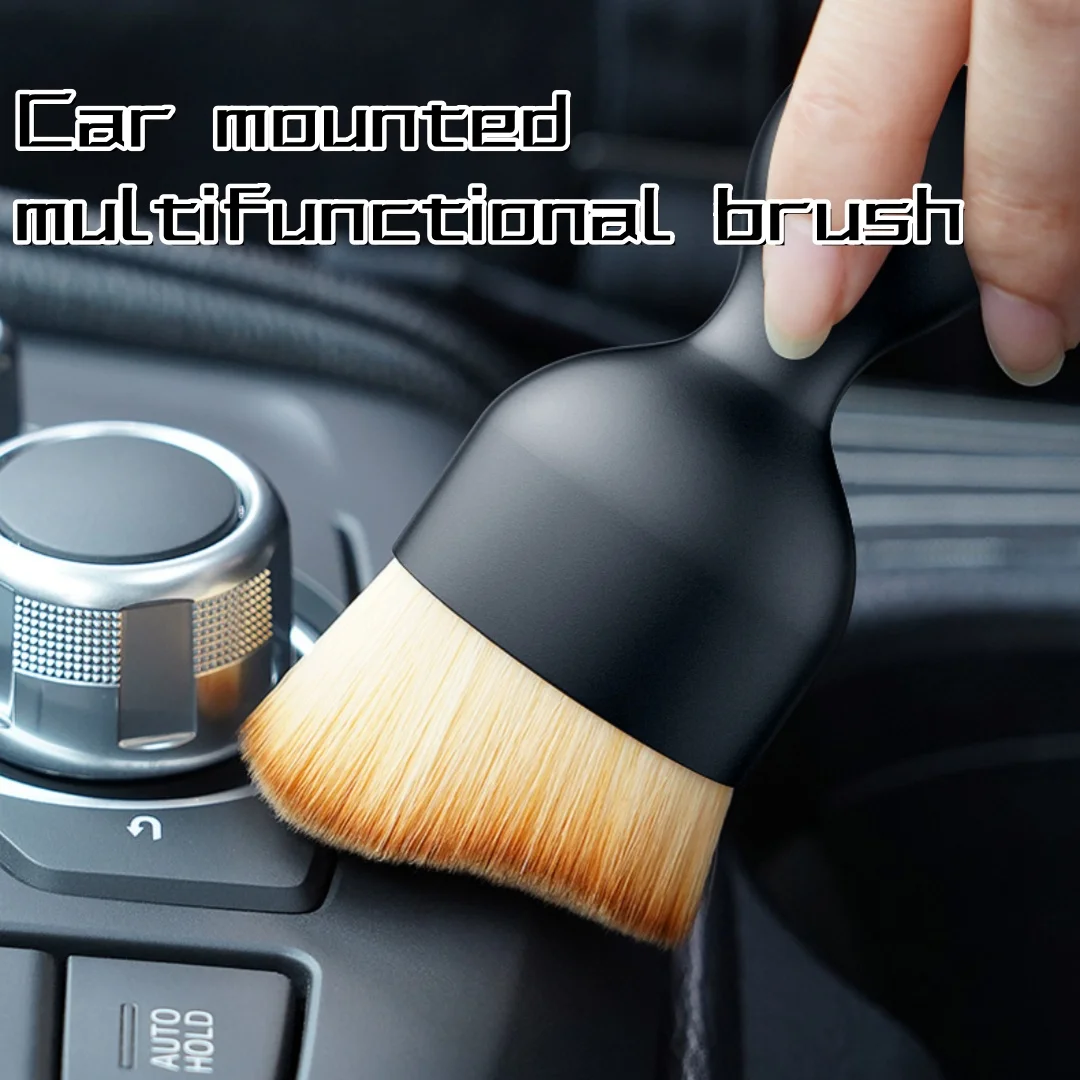 New Car Multi functional Brush Wave shaped Repairing Brush Portable Car Interior Sorting Air Conditioning Outlet Cleaning Tool