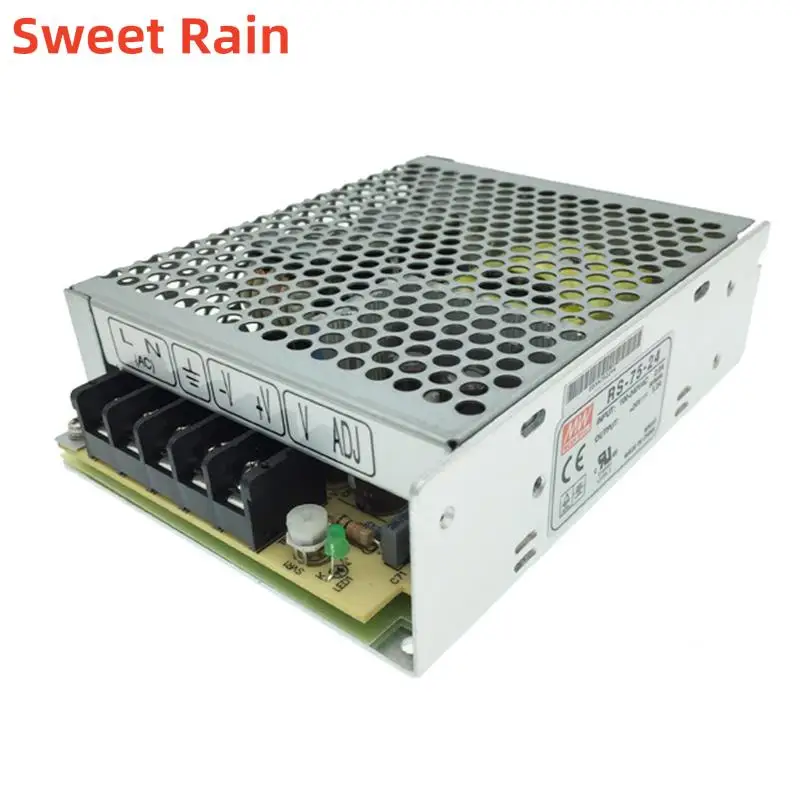 MEAN WELL 75W 5V 12V 15V 24V 48V Single Output Switching Power Supply RS-75-5 RS-75-12 RS-75-15 RS-75-24 RS-75-48