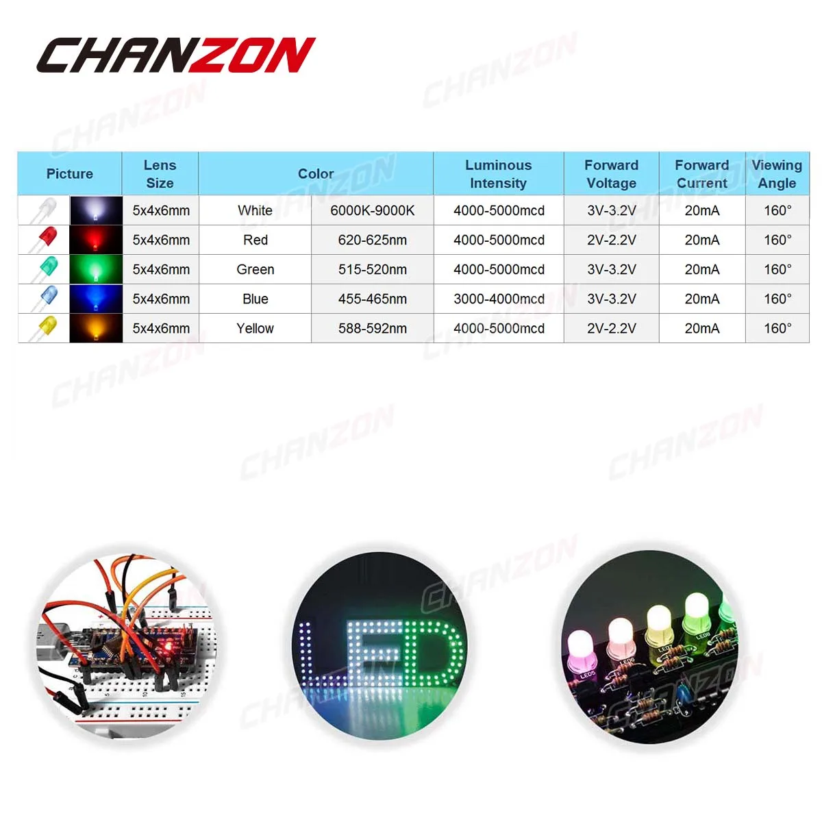 100 قطعة 5 مللي متر البيضاوي LED ديود 546 أبيض أحمر أخضر أزرق أصفر 2 فولت 3 فولت 20mA 5x4x6mm منتشر زاوية واسعة لتقوم بها بنفسك أضواء الباعثة للضوء المصباح الكهربي