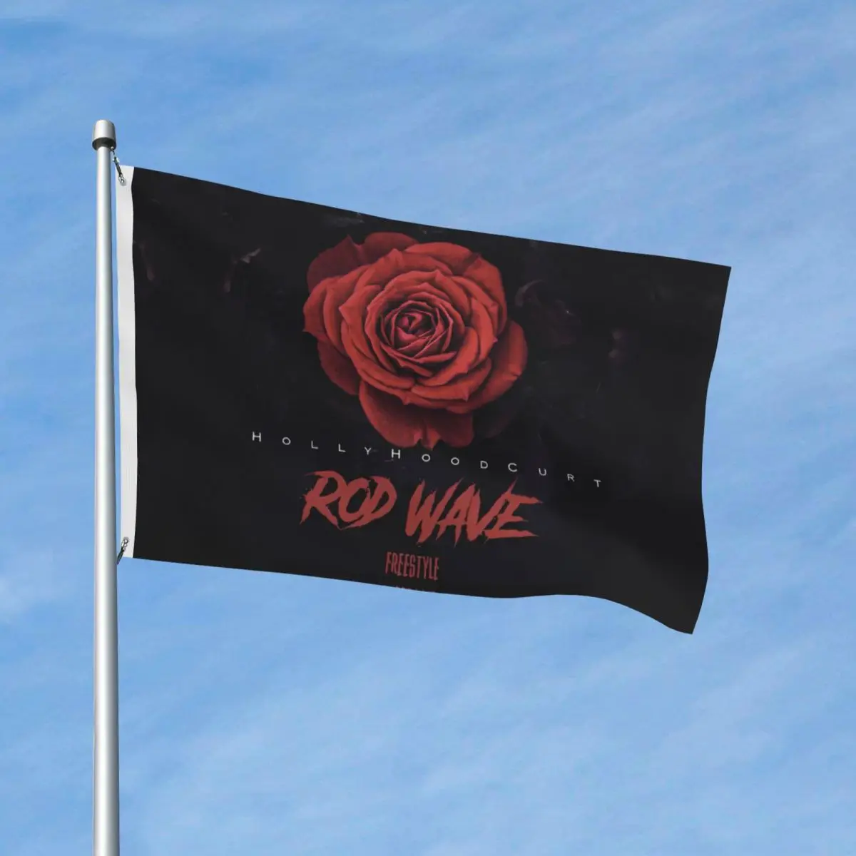 Rapper Rod Wave Flag Outdoor Banner All Weather Pop Singer Music Decoration Double Sided 60x90 90x150cm Flags