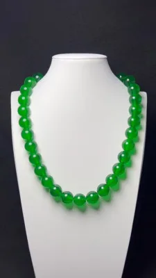 AAA Real Natural Ice Green Myanmar Beads Jade jadeite Necklaces Pendants