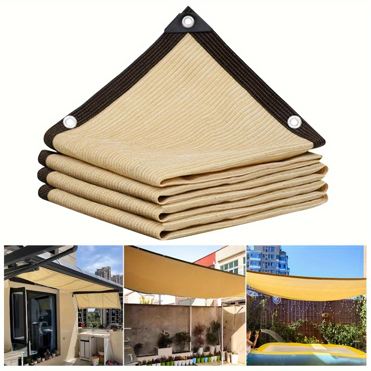 Cooling Shed Shade Net - the Plastic Corner Reinforcement Design Offers Excellent Uv Resistance, and the Stitching Process Enhances