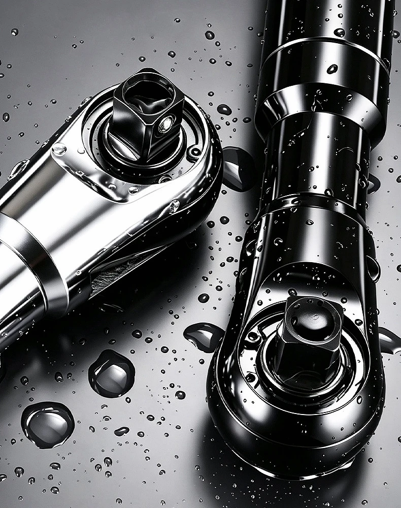 1/2-Zoll-Antrieb, 72-Zahn-Ratschenschlüssel, kurzer Kopf, hohes Drehmoment, für beengte Stellen, Druckluft-Schlagschraubenschlüssel, Handwerkzeug für Motorradreparaturen – Detail 10