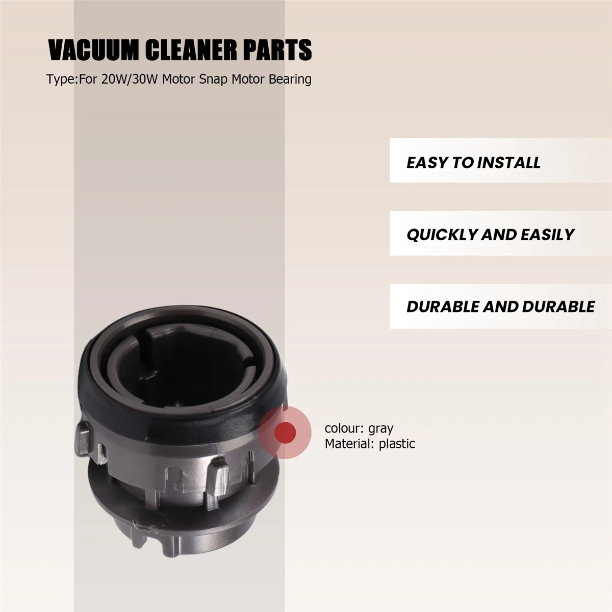 مكنسة كهربائية غطاء رأس بكرة ناعمة ، محامل محرك المفاجئة ، Dyson V6 V7 V8 V10 V11 ، 20 30W