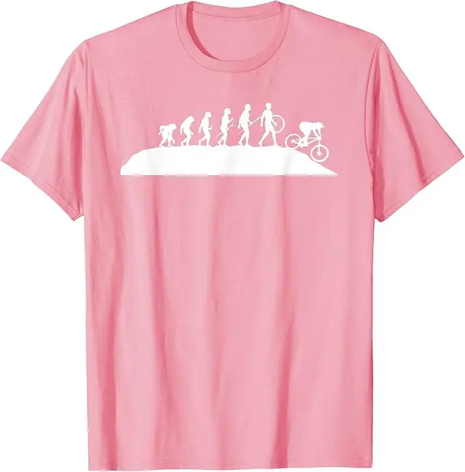 Downhill Evolution - Downhill-Fahrer Mountainbike-Fahrer MTB T-Shirt Y2k Trail-Biking Outdoor-Kleidung Humor MTB Radfahrer Cooles T-Shirt – Detail 8