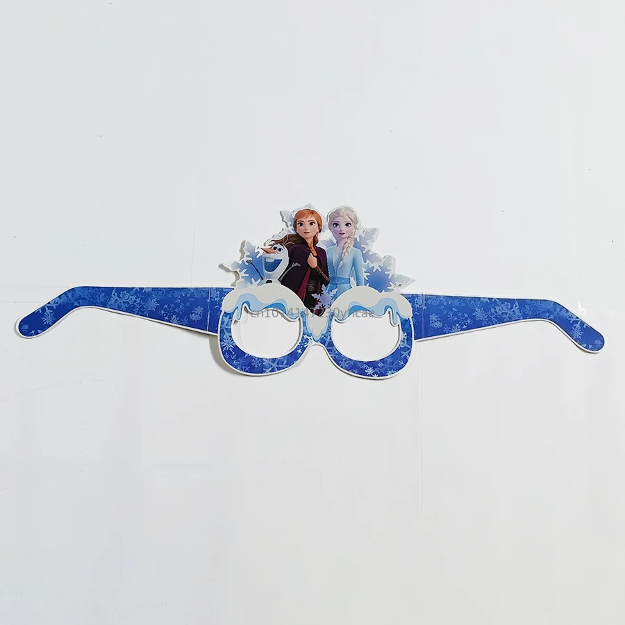 8Pcs/Set Frozen Elsa Anna Halloween Kids Masks Eyewear for Boys Cosplay Mask Christmas Gifts Birthday Party Costume For Kid