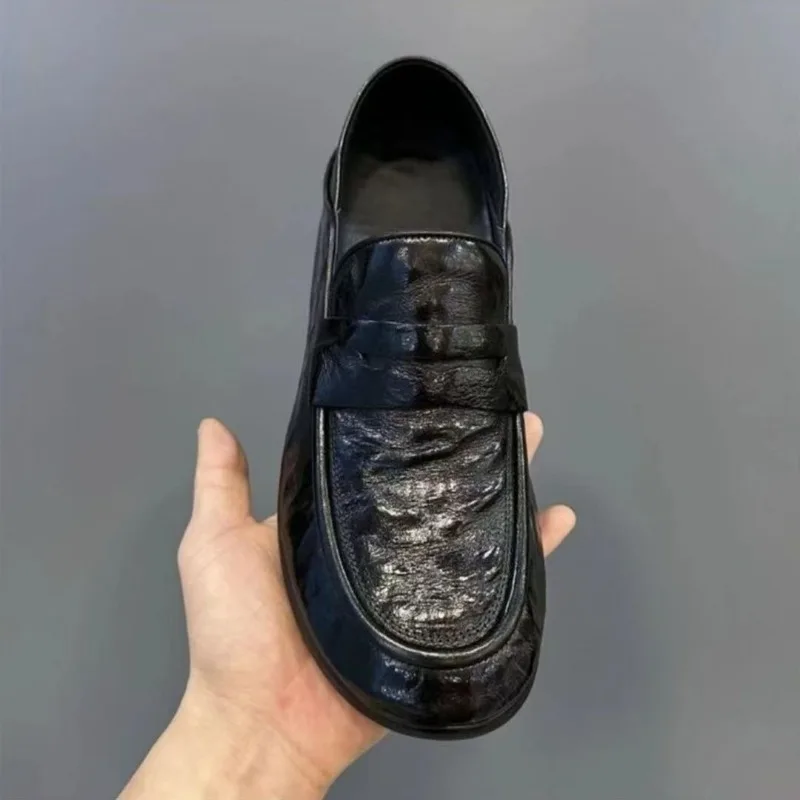 Zapatos cómodos tipo mocasín para hombre, zapatos de cuero para hombre, mocasines de diseñador de lujo, zapato informal masculino, tenis femeninos