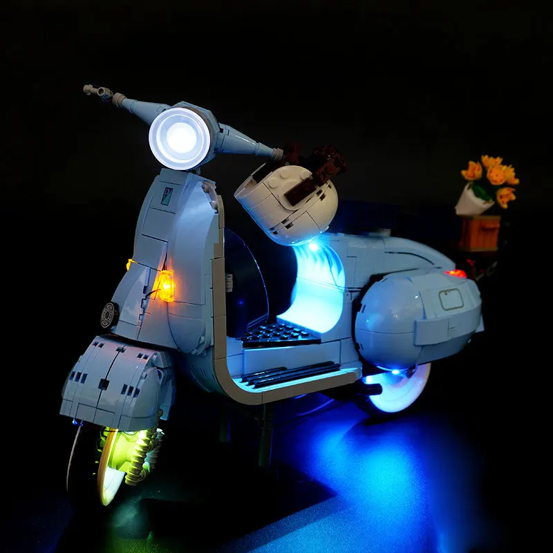 Kit de luz LED para LEGO 10298 Roman Holida Vespa 125, Ideas de lámpara, regalo DIY (no incluye bloques de construcción, Kits de ladrillos, juegos de modelos)