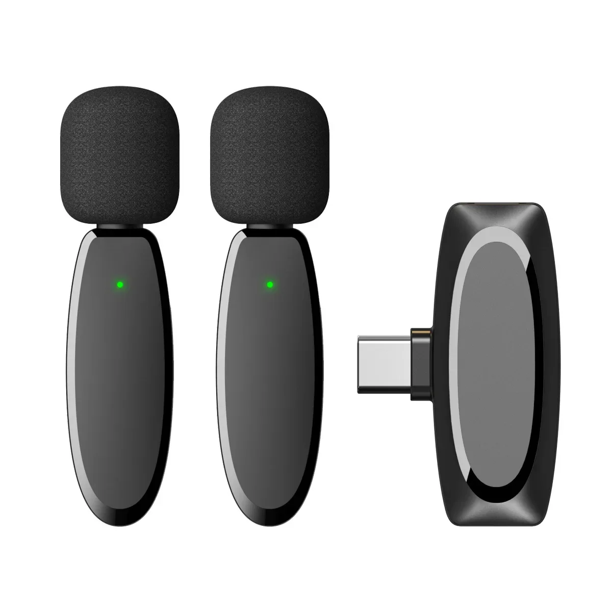 Imagem -03 - Portátil Cctv Microfone Lavalier Mini Mic para Iphone Android tipo c Relâmpago Câmera ip Registro de Áudio em v6 Cctv