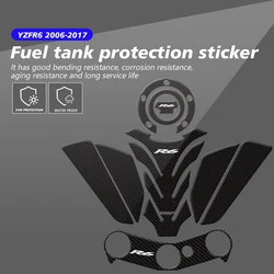 3D Epoxyhars Sticker Motorcycle Tank Pad Protector Decals Fit Voor Yamaha Yzf R6 YZFR6 2006-2017 2016 2015 2014 2013 2012 2011