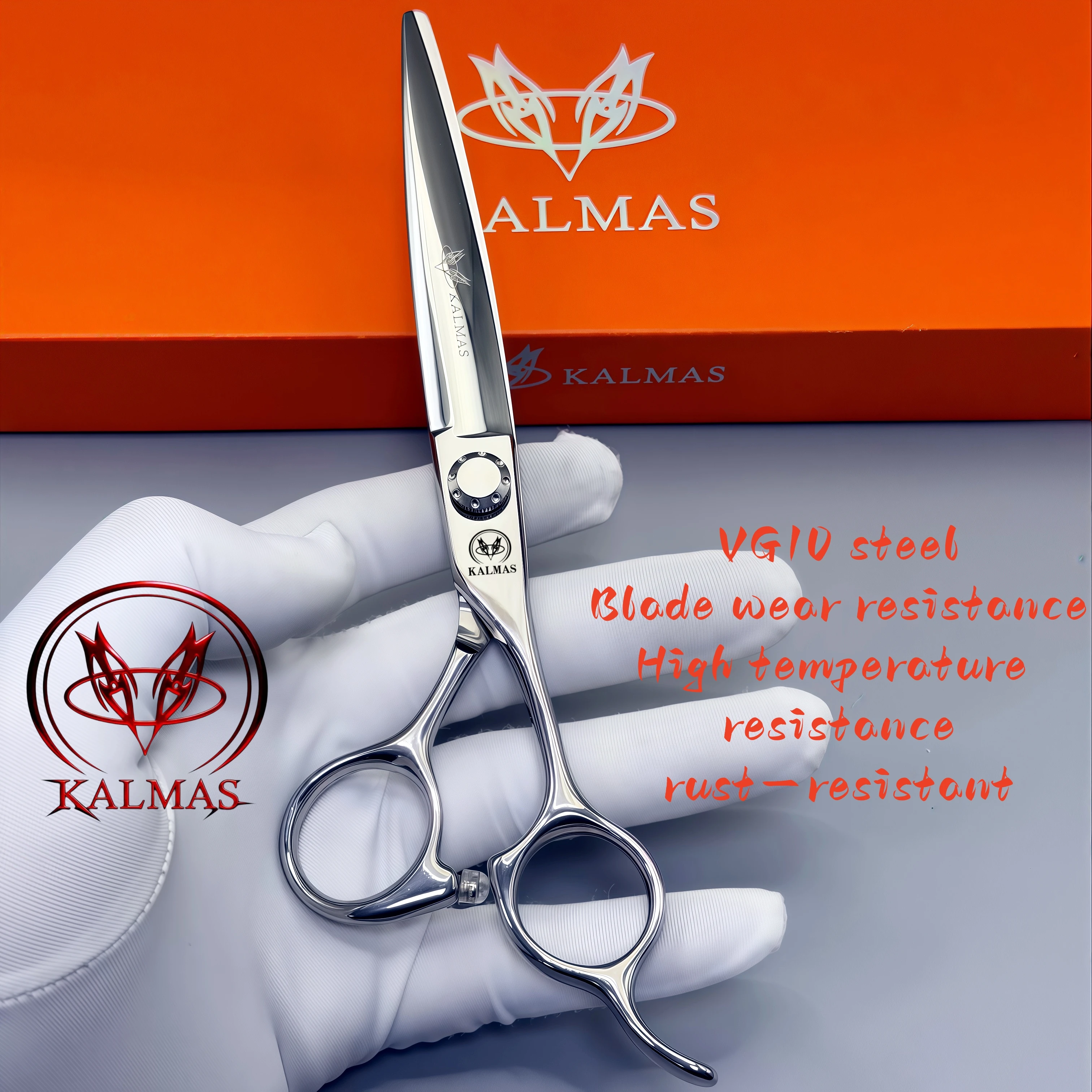 

Professional hair cutting tool, hair salon, hair cutting ultra-thin scissors 440C-VG10 6.0inch hair scissors tool
