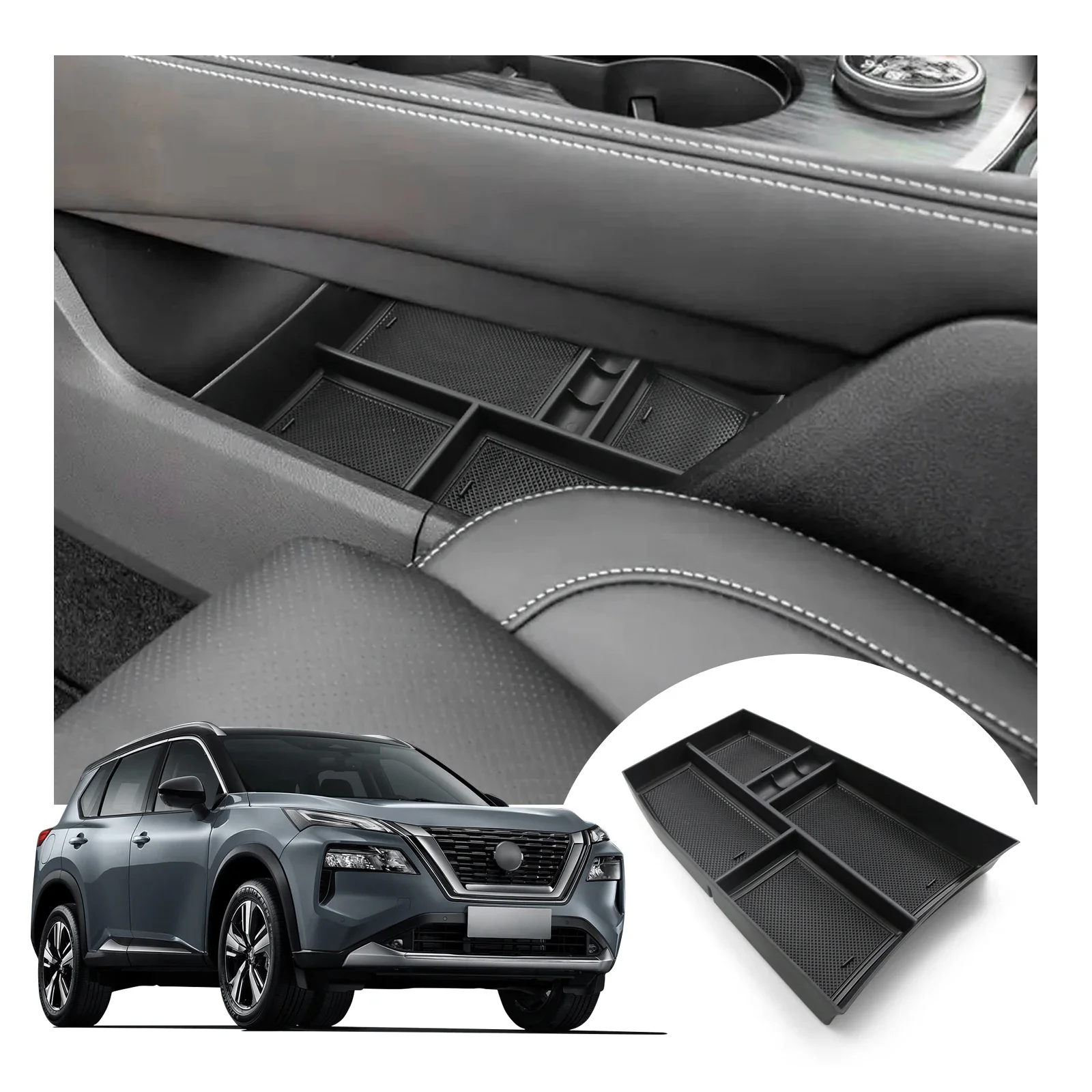 

Car Storage Box for Rogue T33 / X-Trail T33 2022 2023 Central Control Container Auto Interior X-Trail T3 Accessories 2022