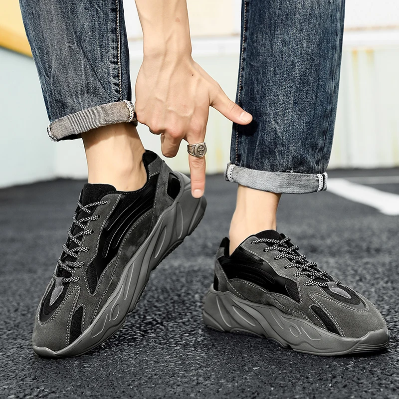 

Модная спортивная обувь для бега на толстой подошве, увеличивающая рост, дышащая спортивная обувь для походов и альпинизма на открытом воздухе