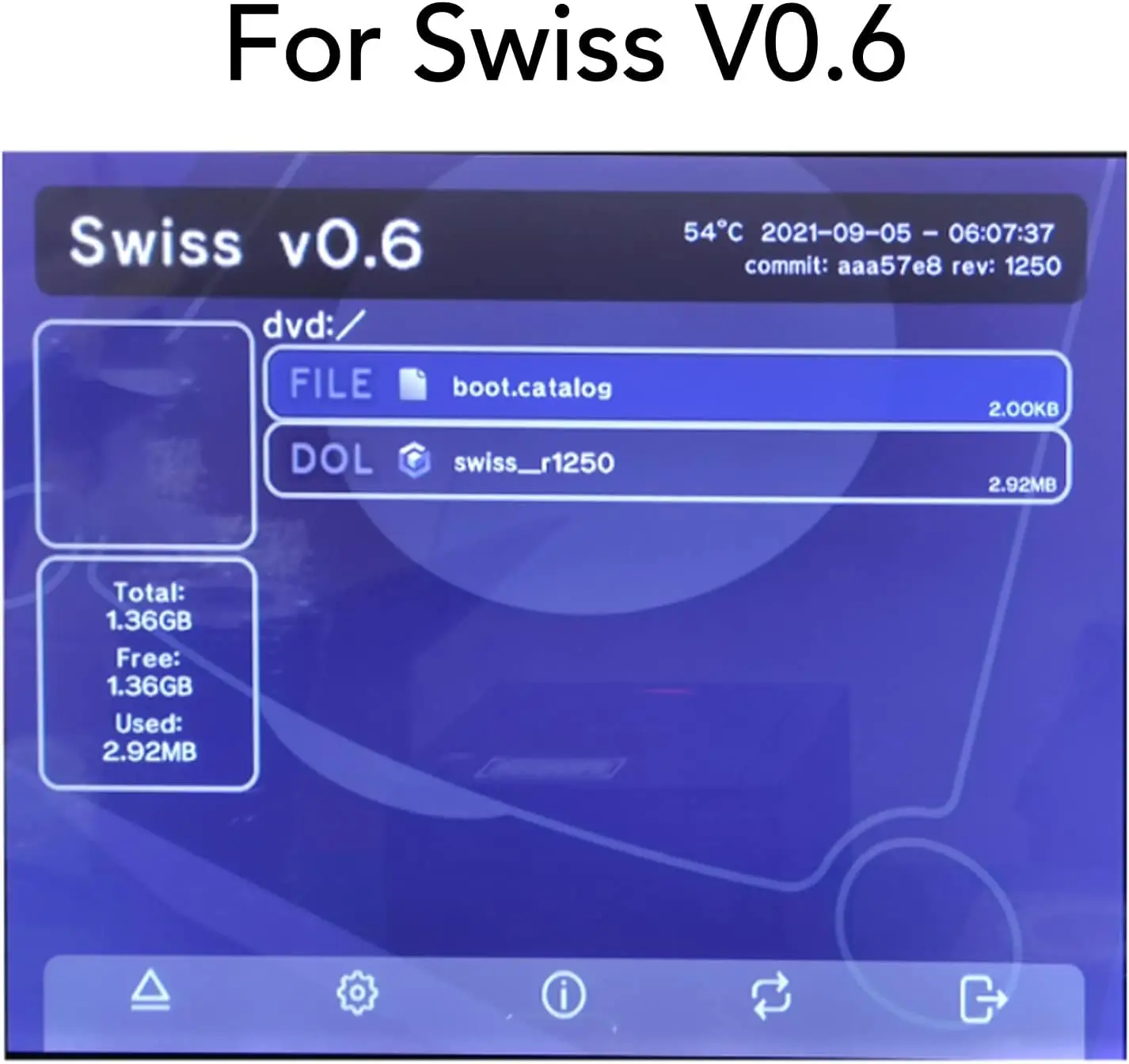 قارئ بطاقة التخزين لـ NGC ، قارئ بطاقة المحول ، قرص تمهيد سويسري ، دي في دي صغير ، رقاقة Xeno GC ، متوافق مع SD2SP2 برو