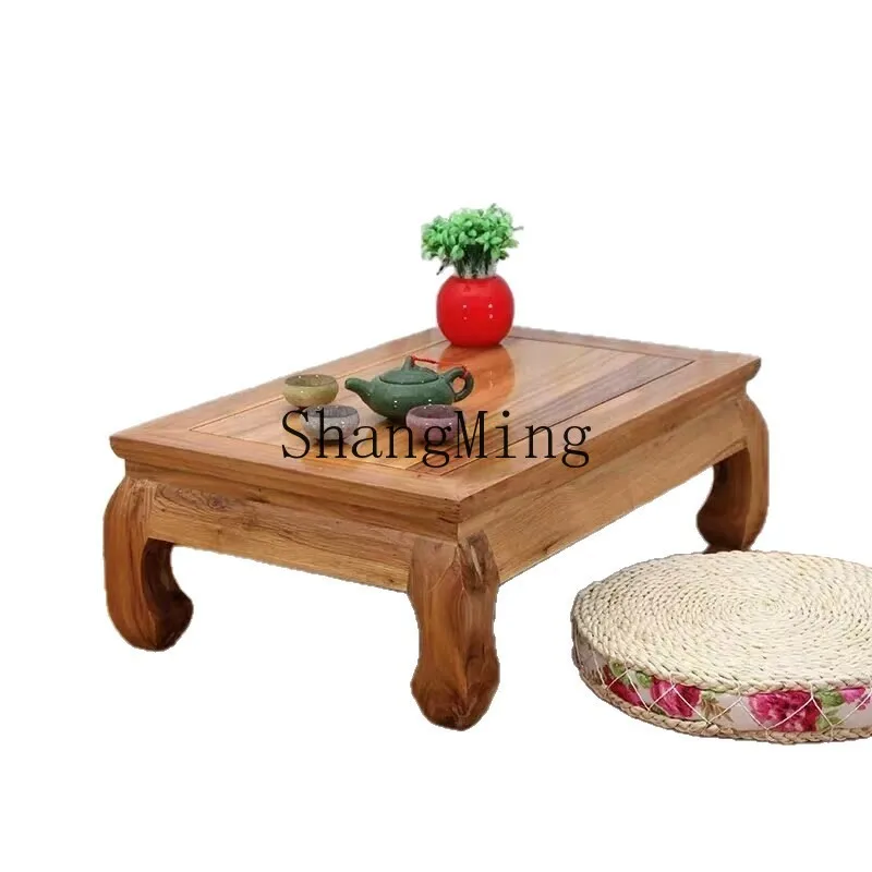 PYH premium sense home new old elm bay window kang table bed tatami kang study table