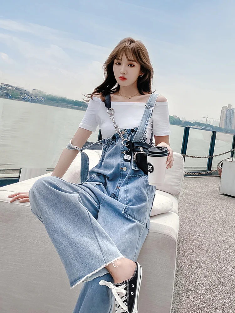 

Весна-осень 2023, женские свободные брюки с низкой талией и широкими штанинами, рабочая одежда, джинсовые комбинезоны, тонкие прямые хлопковые брюки