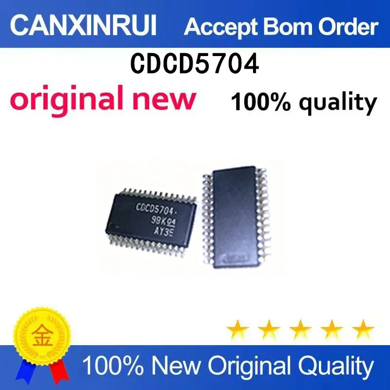 

(5-100 PCS) Brand new original CD5704 CDCD5704PWR4G TSSOP-28