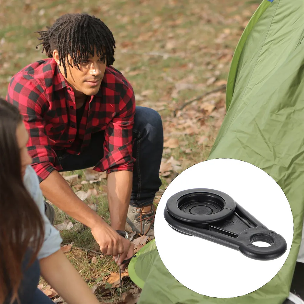 10Pcs Tent Clips Heavy Duty Outdoor Camping Tarp Fasteners Sunshade Cloth Clamps Awning Shade Clips Easy Setup