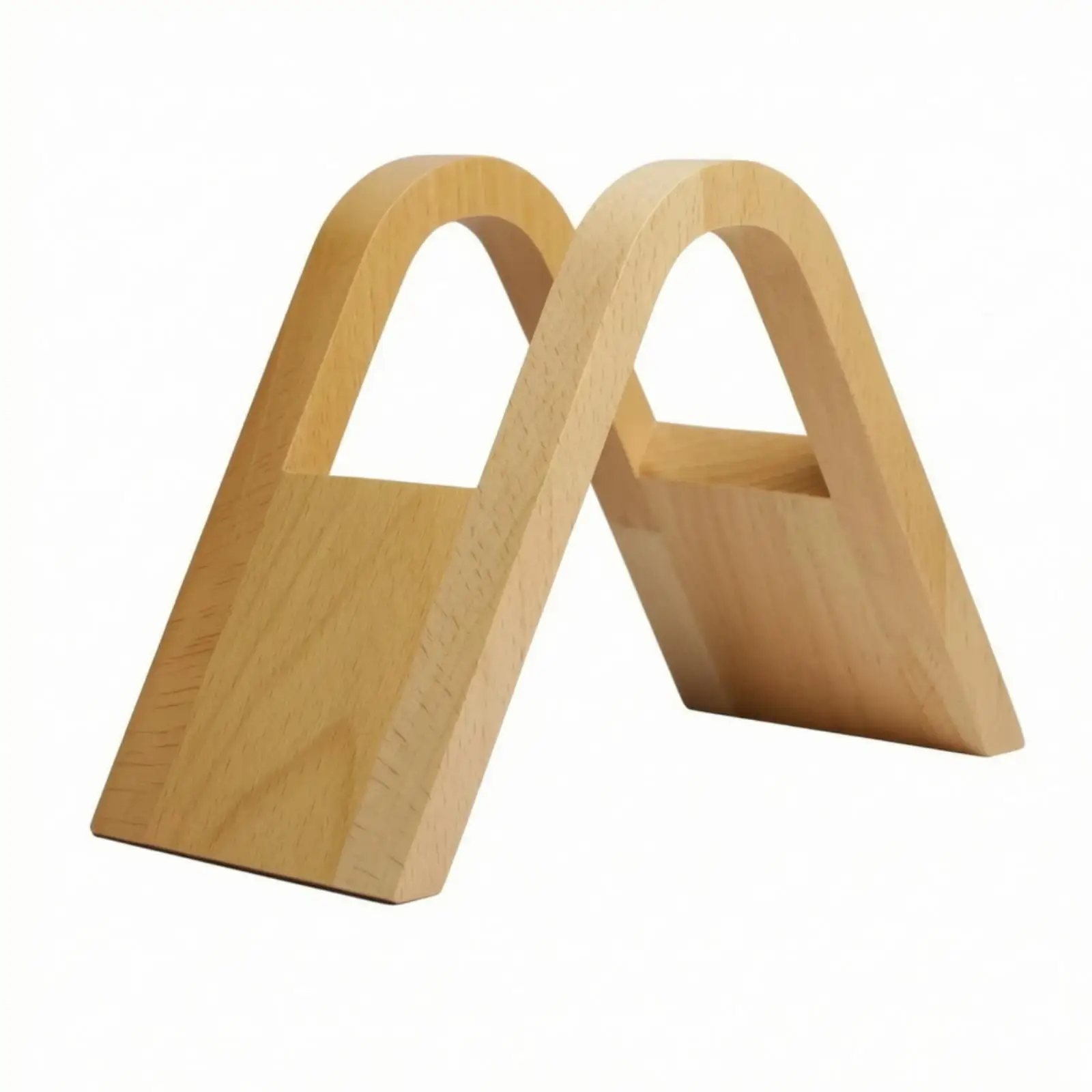 Wooden Coffee Filter Paper Stand Industrial Rack for Kitchen Counter Storage of Cone Shaped Strainer Papers