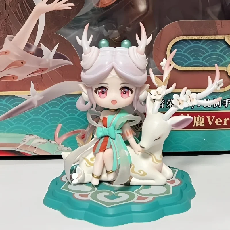 Royal Glory Official Official Encounter Shenlu Yao Q Version Hand Made anime Tide Play Model Peripheral Toys and Ornaments Gifts