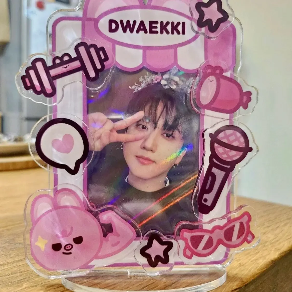 POP 2025 SKZOO بضائع المعبود 3 بوصة لتقوم بها بنفسك الاكريليك الدائمة علامة سطح المكتب الديكور التفكيك زخرفة #5