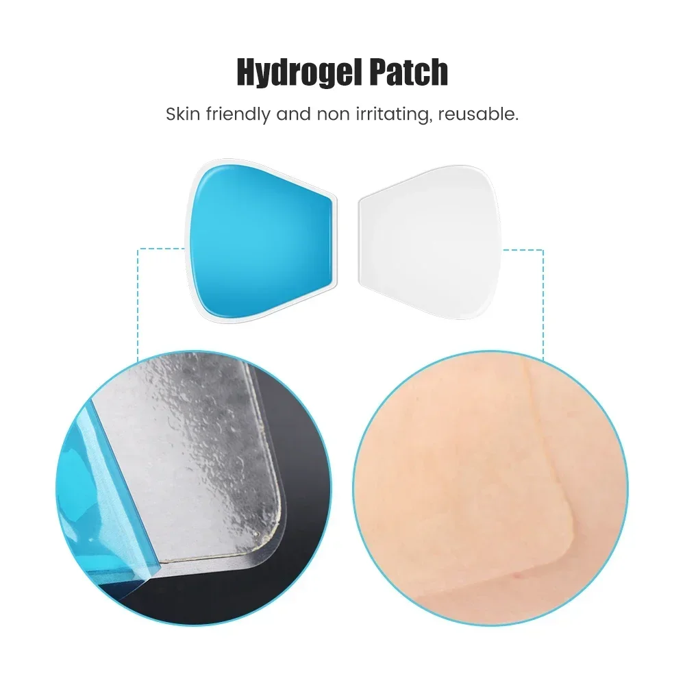 5-100PCS Gel Pad EMS Abdominal Gel Patch Fitness Hydrogel Abdominal Muscle Stimulator Weight Loss Massage Machine Patch Massage