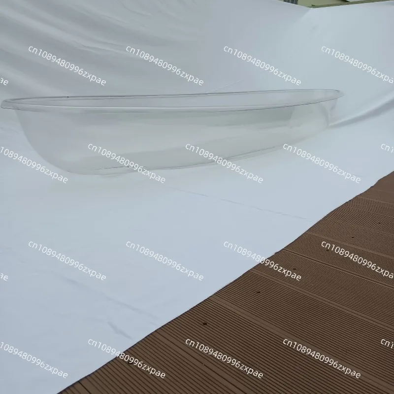 Transparent Kayak Single Person Clear Boat For Scenic Spot Homestay Park Water Sports