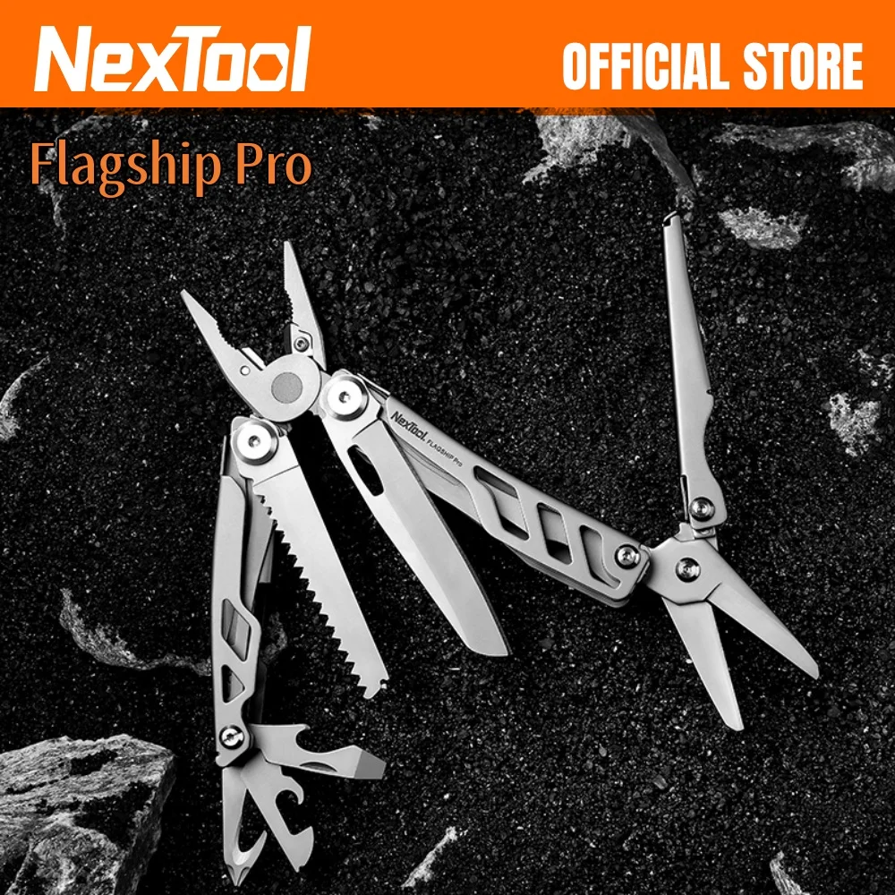 NexTool Flagship Pro 16 IN 1 Special Hand Tool MultiTool Folding Pliers Scissors Knife Screwdriver Opener Scissors EDC Equipment
