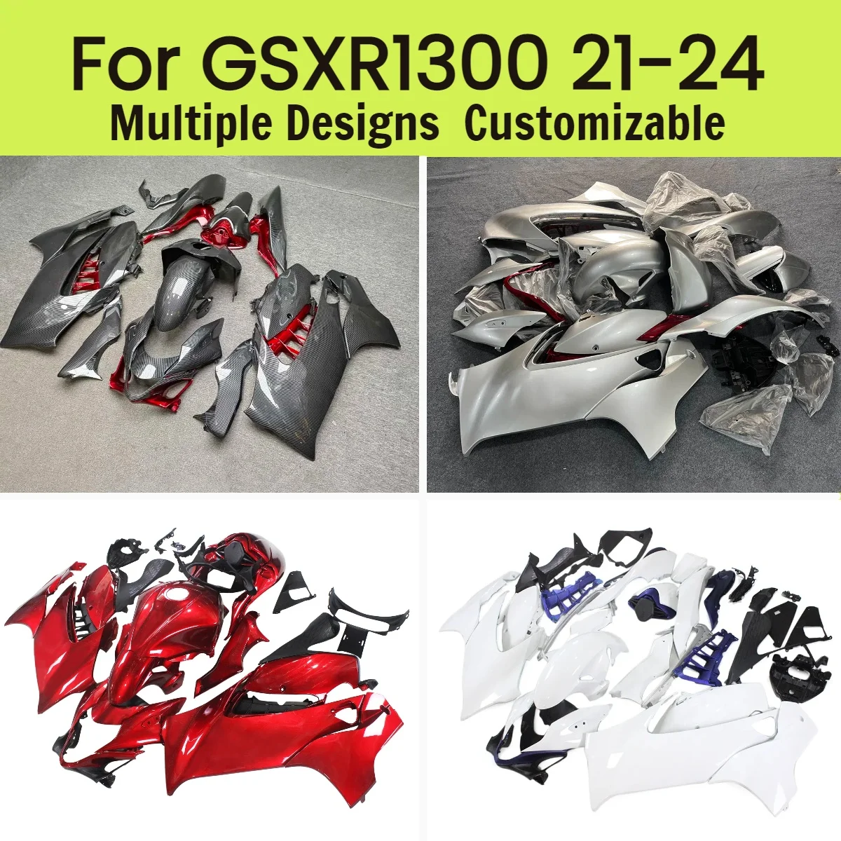 

For GSX 1300R 2021 2022 2023 2024 Hot Style Fairings GSX1300R 21 22 23 24 Motorcycle Parts Fairing Kit Carbon Fibre