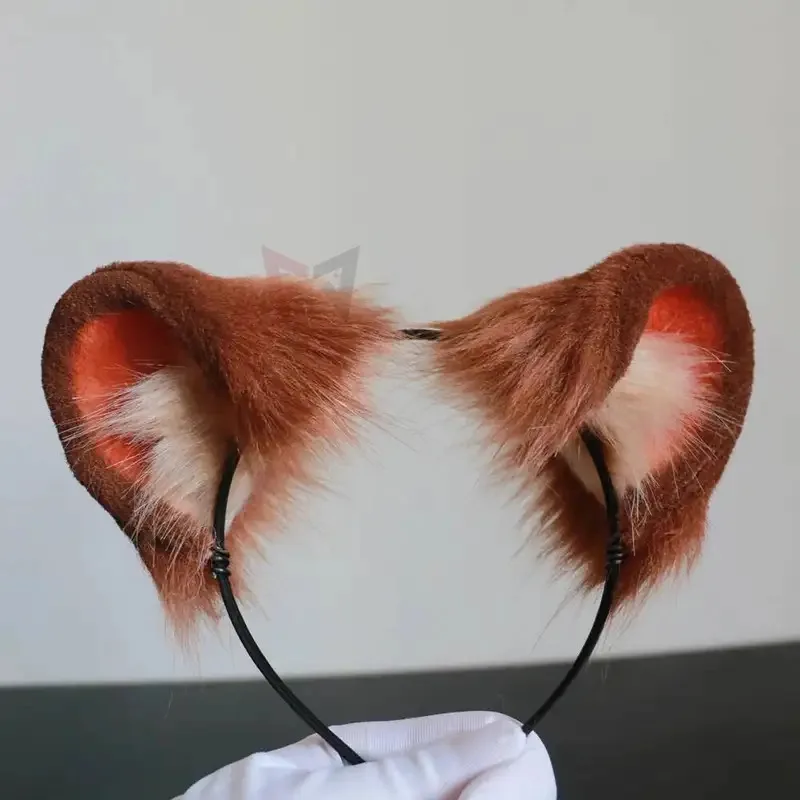 CyMMGG New Tate No Yuusha No Nariagari Raphtalia Cosplay Brown Bear Ears Headwear  Original Handmade Work Headband Halloween
