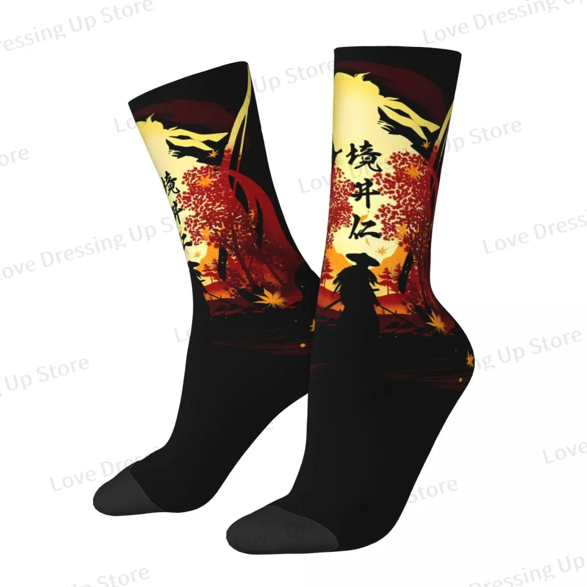 New Ghost Of Tsushima Men Women Socks Outdoor Novelty Spring Summer Autumn Winter Stockings Gift