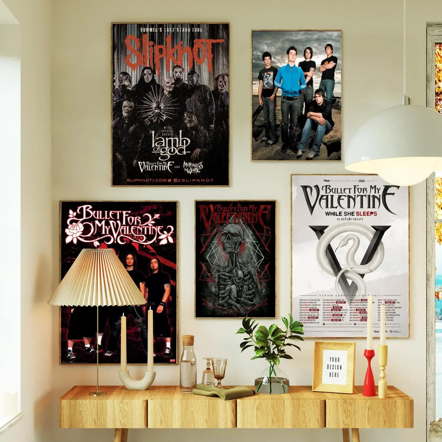 Bullet for my valentine plakat drukuje obraz ścienny na płótnie plakat dla nowoczesnej rodziny salon Home Decor