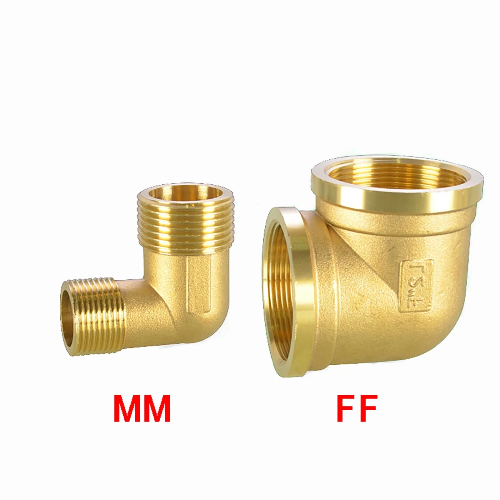 

1 шт. латунные фитинги с внутренней/наружной резьбой 1-1/4 дюйма 1-1/2 дюйма 2 дюйма BSP L-локоть 90 ° Угловой редукционный разъем